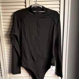 Black Long Sleeve Bodysuit